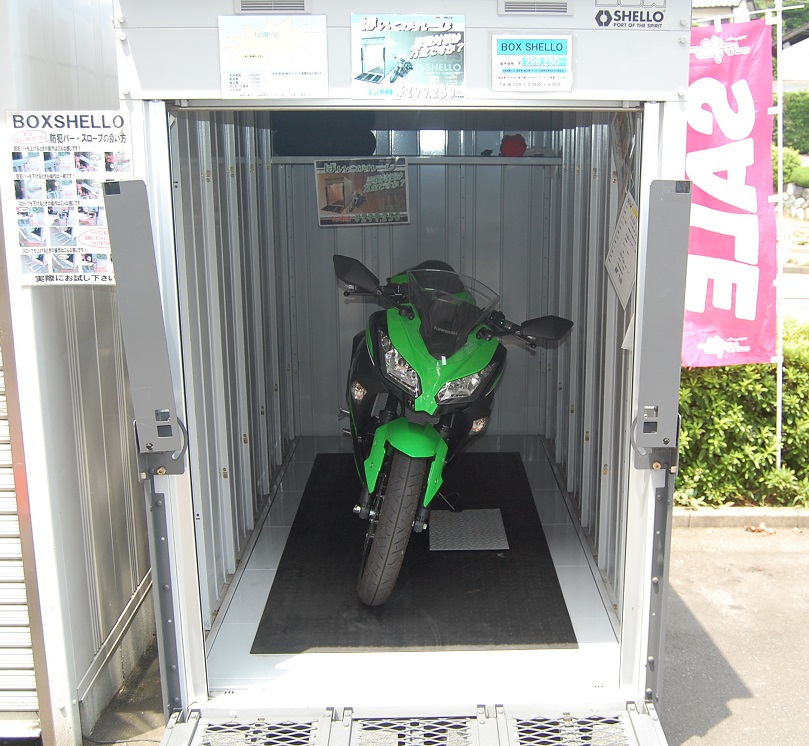 バイクガレージ ボックスシェロー(DW) BOXシェロー - オートバイ 
